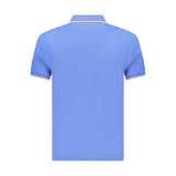 Coveri Moving Blue Cotton Men's Polo Shirt