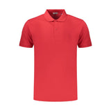 Coveri Moving Red Cotton Men's Polo