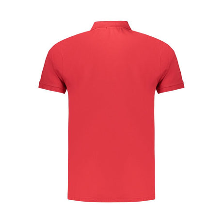 Coveri Moving Red Cotton Men's Polo