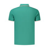 Coveri Moving Green Cotton Men's Polo Shirt