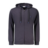 Coveri Moving Blue Cotton Men's Sweatshirt