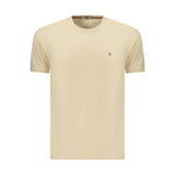 Coveri Moving Beige Cotton Men's T-Shirt