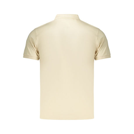 Coveri Moving Beige Cotton Polo Shirt