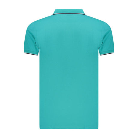 Norway 1963 Azzurro Cotton Mens Polo
