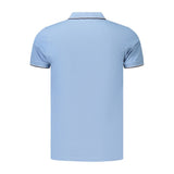 Norway 1963 Azzurro Cotton Mens Polo