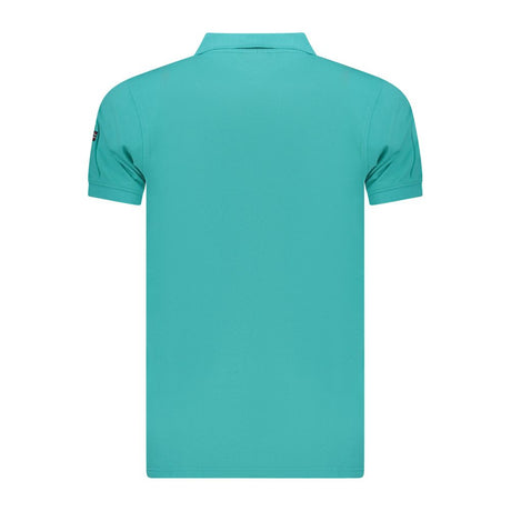 Norway 1963 Azzurro Cotton Men Polo
