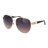 Guess Rose Gold Metal Sunglasses