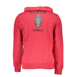 Cavalli Class Rosso Cotton Mens Sweatshirt