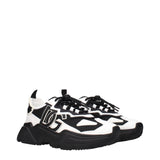 Dolce & Gabbana White Leather Chunky Sneakers