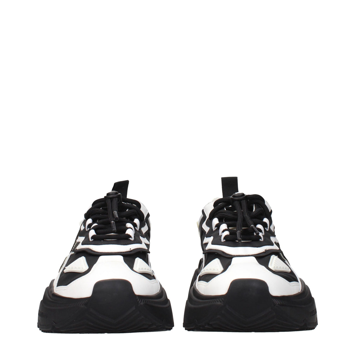 Dolce & Gabbana White Leather Chunky Sneakers