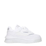 Versace White Leather Sneakers