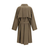 Calvin Klein Bicolor Cotton Trench Coat
