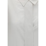 Calvin Klein White Silk Dress Shirt