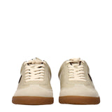 Isabel Marant Beige Leather Low Top Sneakers