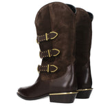 Isabel Marant Brown Leather Ankle Boots