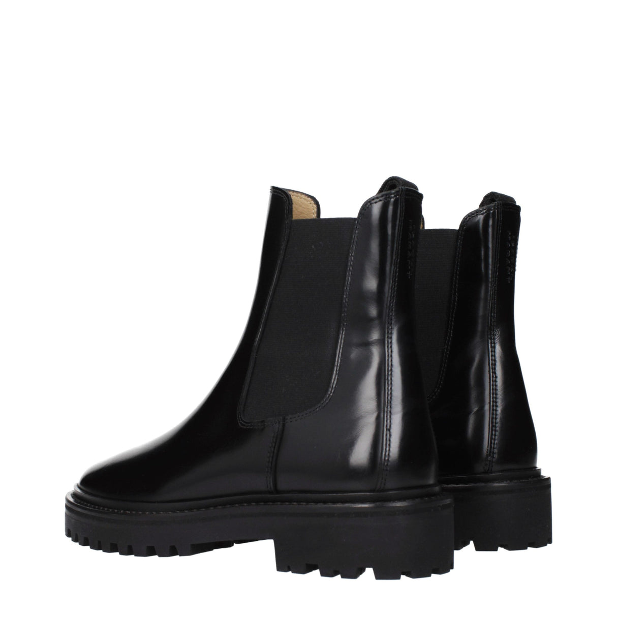 Isabel Marant Black Leather Ankle Boots