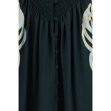La Double J Blue Silk Casual Dress