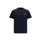 Fred Perry Blue Cotton T-Shirt