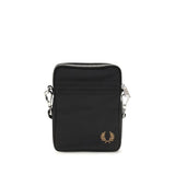 Fred Perry Black Nylon Shoulder Bag