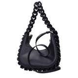 Stella McCartney Blue Leather Shoulder Bag