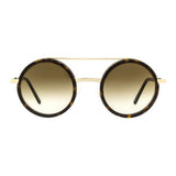 Andy Wolf Brown Metal & Plastic Glasses (Frames)