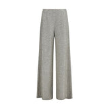 Brunello Cucinelli Silver Polyamide Casual Pants