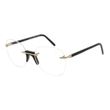 Andy Wolf Black Metal Glasses (Frames)