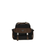 Prada Brown Recycled Polyamide Shoulder Bag