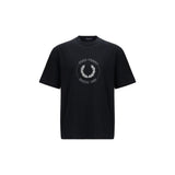 Fred Perry Black Cotton T-Shirt