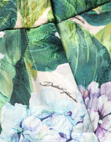 Dolce & Gabbana Multicolor Floral Print Tapered Trouser Pants
