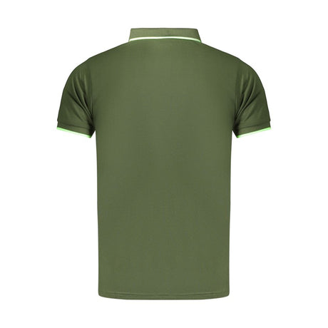 Lotto Green Polyester Men's Polo Shirt