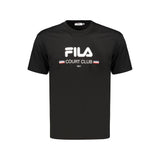 Fila Black Cotton Men's T-Shirt