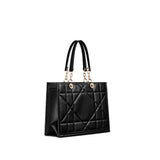 Dior Black Leather Tote Bag