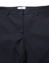 Blugirl Dark Blue High Waist Straight Dress Formal Trouser Pants