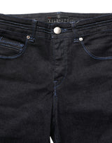 Acht Black Cotton Stretch HighWaist Skinny Denim Trouser Jeans