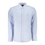 Tommy Hilfiger Azzurro Cotton Men's Shirt