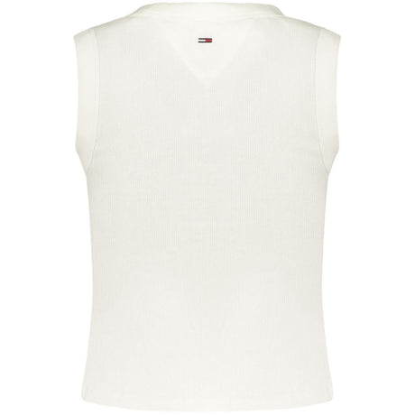 Tommy Hilfiger White Cotton Women's Tank
