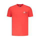 Tommy Hilfiger Red Cotton Mens T-Shirt