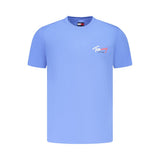 Tommy Hilfiger Azzurro Cotton Uomo T-Shirt