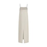 Brunello Cucinelli White Acetate Casual Dress