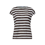 Street One Brown Polyester T-Shirt