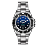 Bobroff Silver Stainless Steel Sport Watch