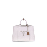 Prada Beige Cotton Shoulder Bag