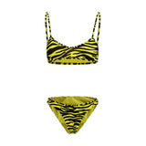 The Attico Bicolor Polyamide Bikini