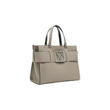 Armani Exchange Beige Artificial Leather Handbag