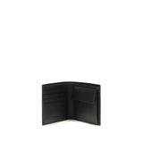 Prada Black Calf Leather Bos Taurus Wallet