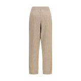 Brunello Cucinelli Beige Cashmere Casual Pants