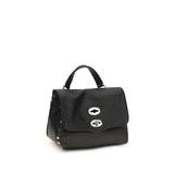 Zanellato Black Calf Leather Bos Taurus Handbag