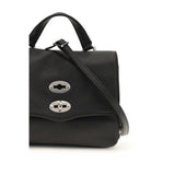 Zanellato Black Calf Leather Bos Taurus Handbag