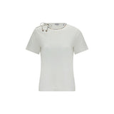 Burberry White Cotton T-Shirt